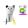 Whisbear Szumiący Miś SOFT CRY sensor cytryna + Gratis - 348771 - zdjęcie